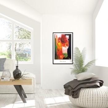 Sølv Bente Merrild Plakat 62x100 - Vælg din ramme!