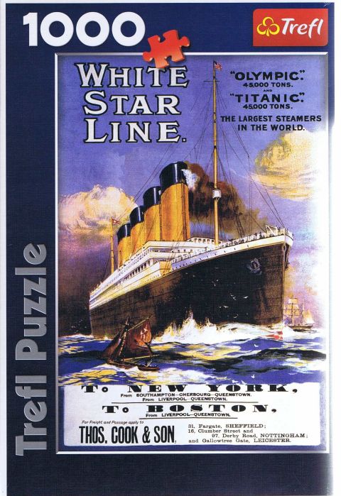 Titanic Retro Plakat fra 1911 – Historisk Kunstværk