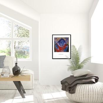 Sølv Galleri Plakat af Bente Merrild - Stilfuld Dekoration