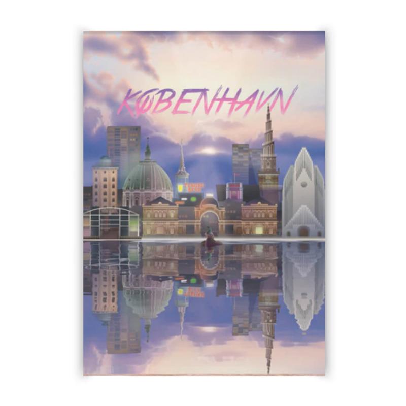 København Plakat 50x70cm – Unik Kunst til Dit Hjem