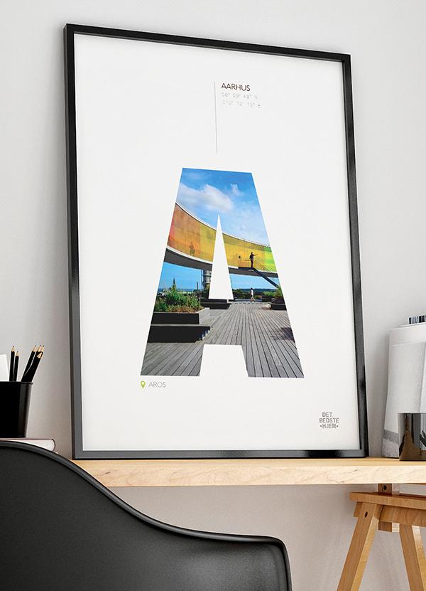 Aarhus Plakat - Regnbuen fra Aros Kunstmuseum