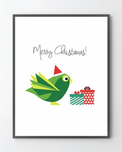 Plakat Glædelig Jul - Limited Edition 30x40 cm