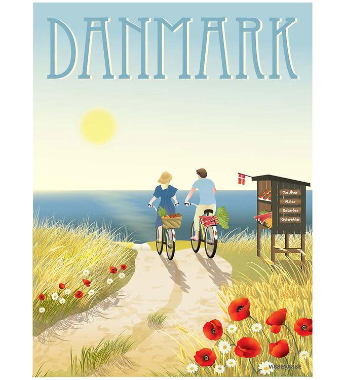 Vissevasse Plakat 50x70 – Danmark Sommerliv Tilbud!