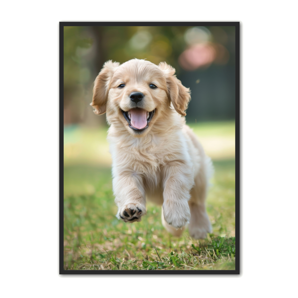 Hundehvalp Plakat 4 - Unik Plakat til Hjemmet