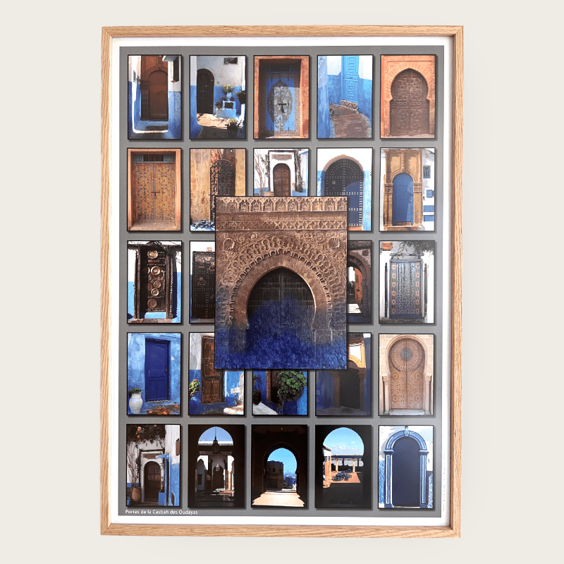 Plakat 50x70portes Casbah - Tibladin Plakater