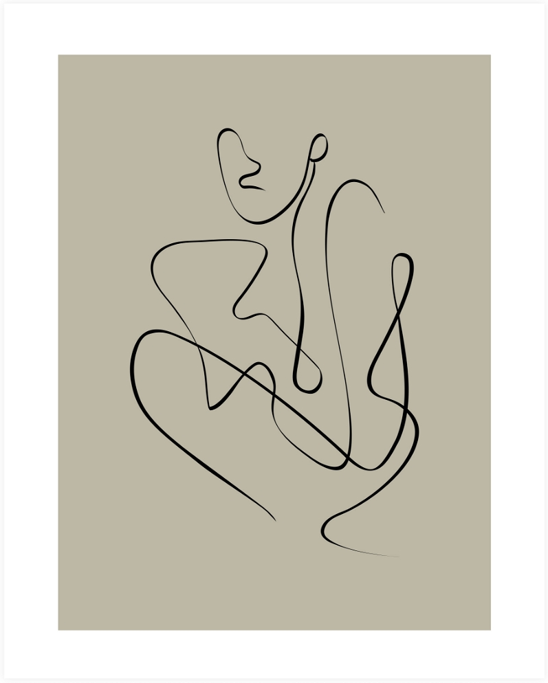 Multifarvet Whatever Plakat – Moderne Kunst til Dit Hjem