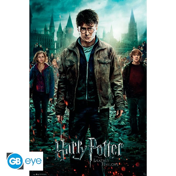 Harry Potter Dødsregalier Plakat 61x91,5 cm - Fantastisk!