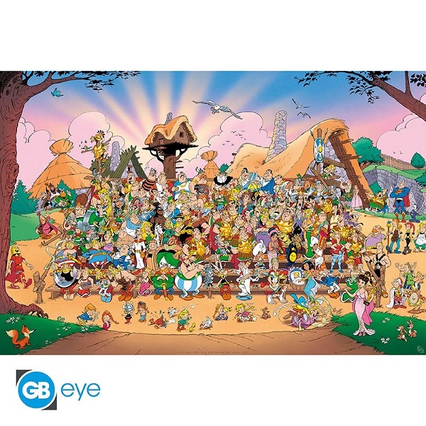 Asterix Familiefotografi Plakat – Pynt dit hjem med nostalgi!