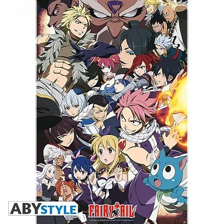Fairy Tail Plakat – Møde med Andre Guilds 91,5x61 cm
