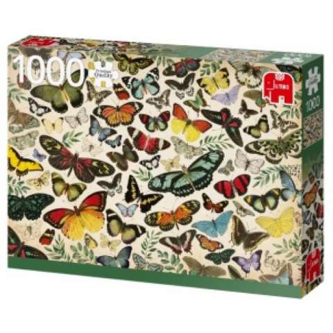 Sommerfugl Plakat 1000 Brikker - Farverig Kunst til Dit Rum