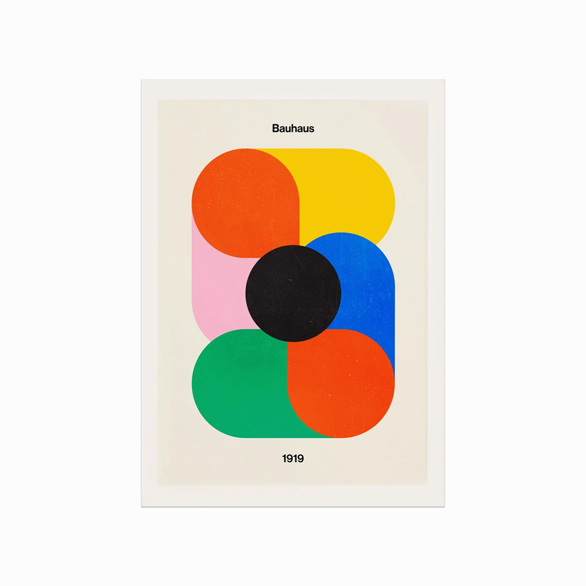 Bauhaus Plakat 1919 – Kreativ Designplakat til Dit Hjem