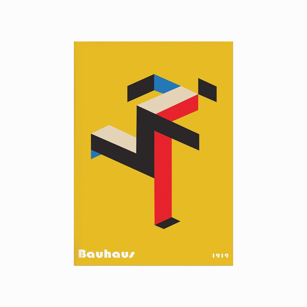 Bauhaus Plakat - Running Man til Kreativ Indretning