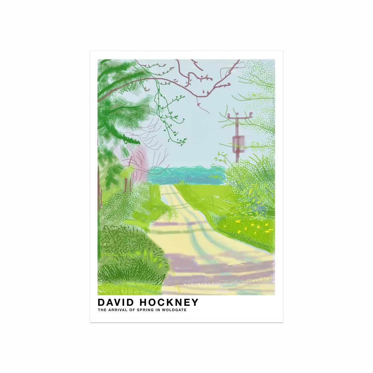 David Hockney Plakat - The Arrival Spring Woldgate