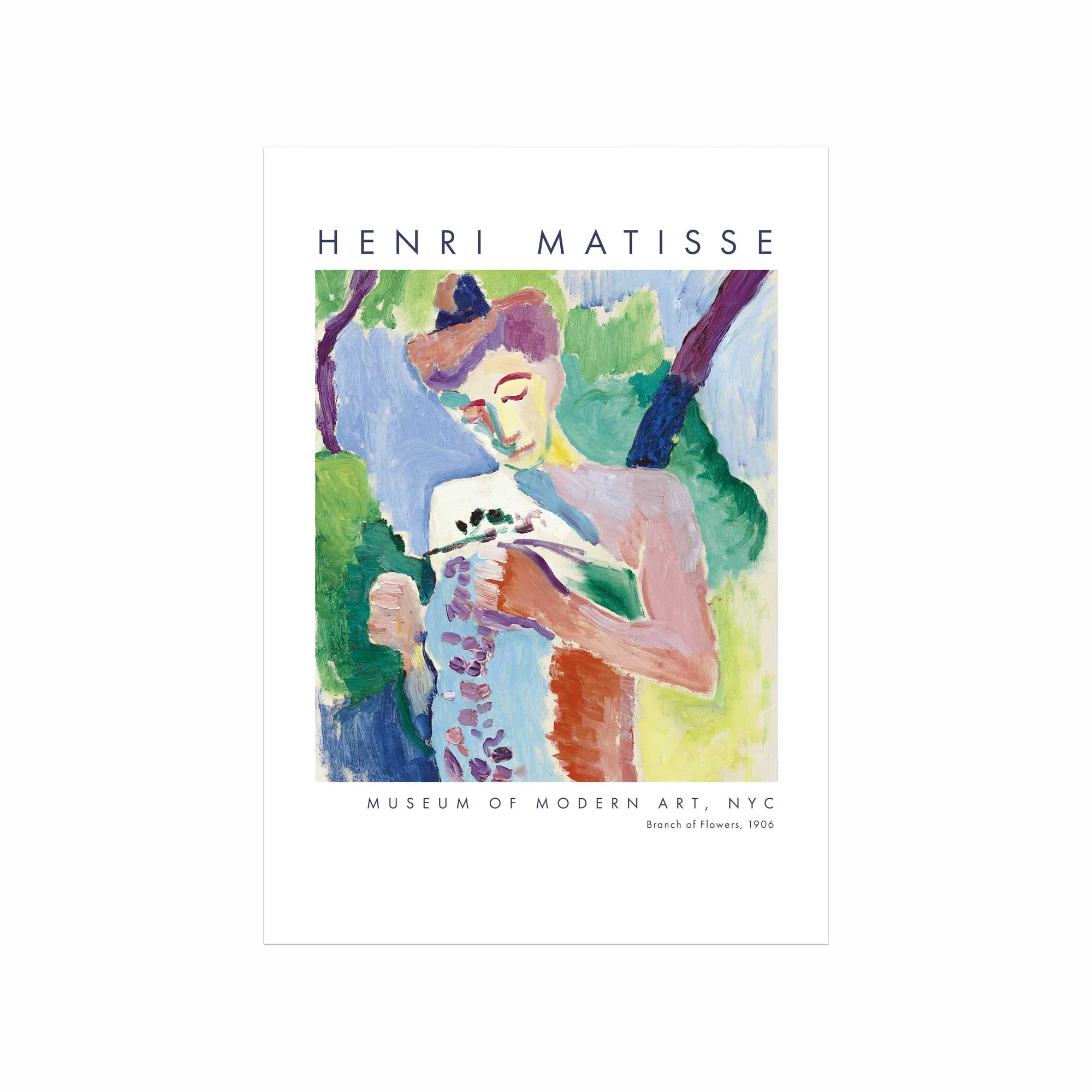 Henri Matisse Plakat - Gren med Blomster Designkunst