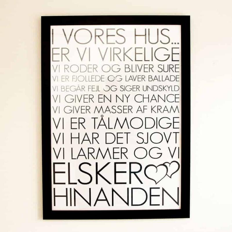 Sort Træramme til A2 Plakater - Perfekt til Dine Vægge