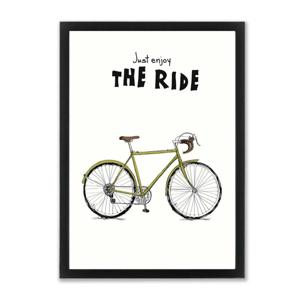 Enjoy The Ride A4 Plakat - Plakater
