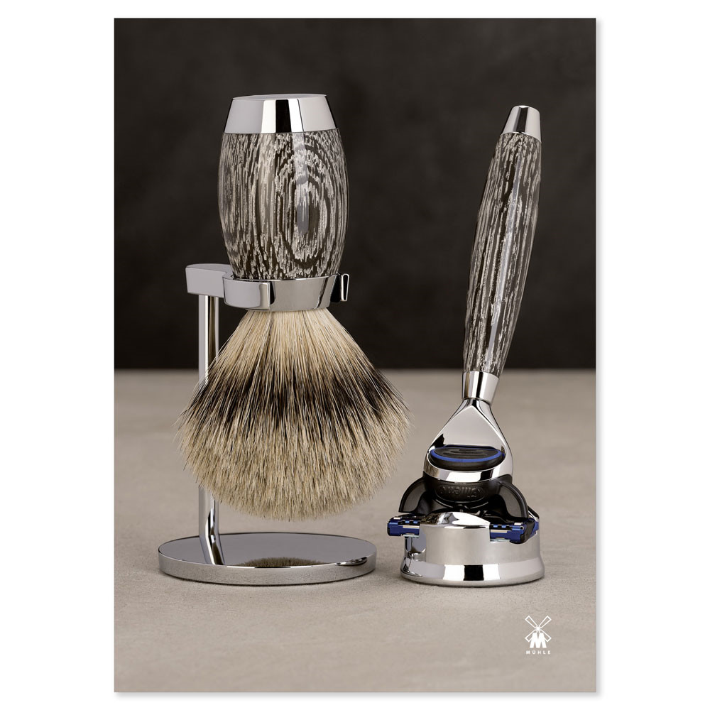 Mühle Plakat: Traditionel Vådbarbering – Edition No. 3