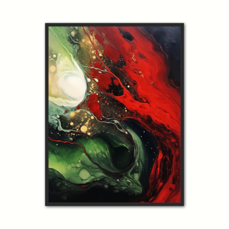 Abstrakt Plakat med Harmonic Shadows - Nyhed!
