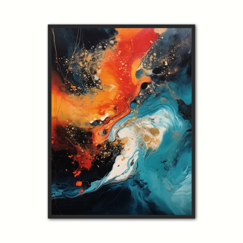 Abstrakt Plakat - Dreamscape Melody til dit hjem