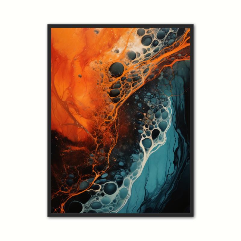 Abstrakt Plakat med Chromatic Whispers – Nyhed!