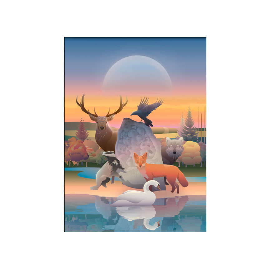 Danmark Plakat - Rahrstore Plakater