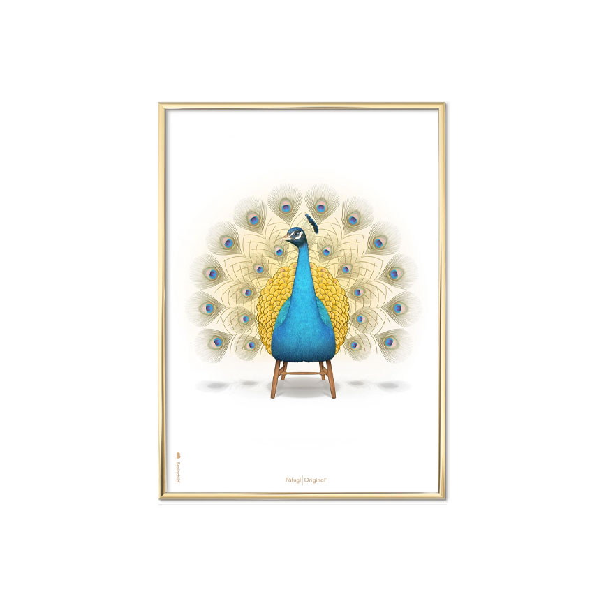 PÅfuglen Plakat 30x40cm - Brainchild Plakater