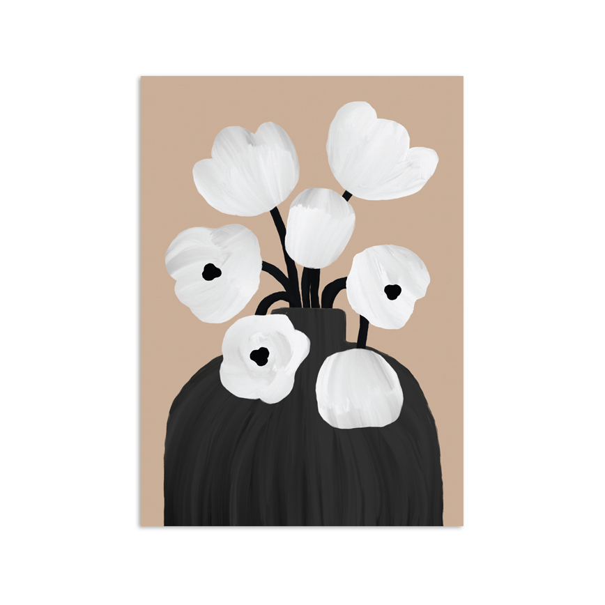 Flowers Vase Plakat - Spliid Plakater  - 5744003493913