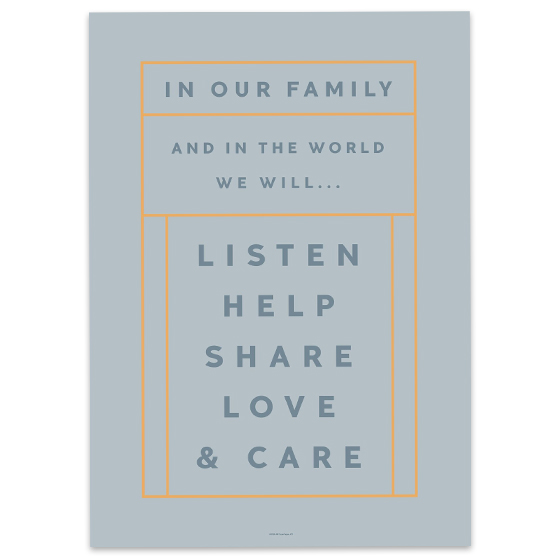 Our Family - Plakater