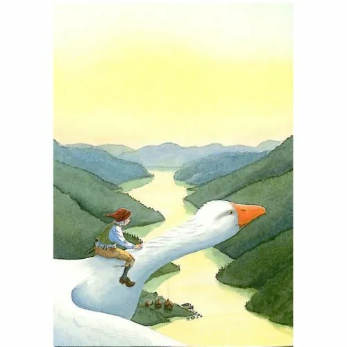 Nils Holgersson Flyger Plakat - Hjelm Förlag Plakater  - 7393182887075