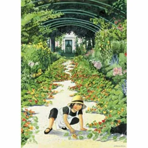Linnea Målarens Tradgård Krassegången Plakat - Hjelm Förlag Plakater  - 7393182007305