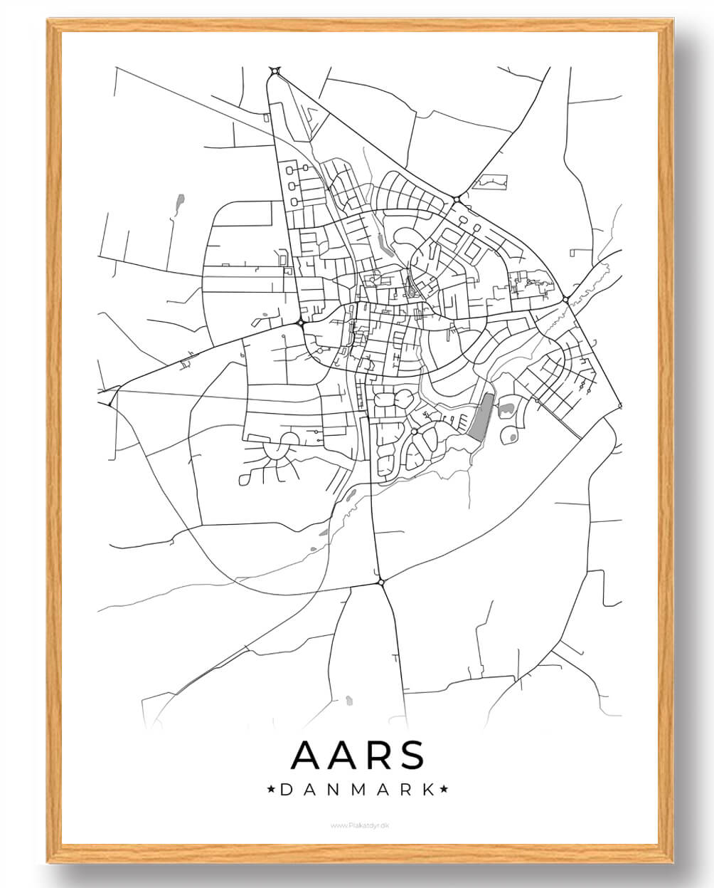 Hvid Aars Plakat Størrelse: 15x21cm - Plakatdyr Plakater