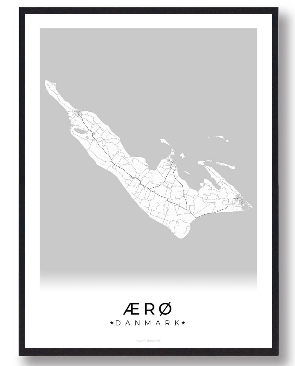 21x29,7cm (a4)) Ærø Plakat Størrelse: 21x29 7cm - Plakatdyr Plakater