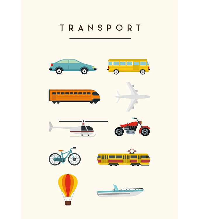 Citatplakat Plakat Børneplakat Transport - Citatplakat Plakater  - 5715551532201