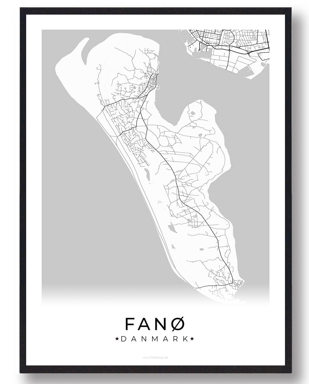21x29,7cm (a4)) Fanø Plakat Størrelse: 21x29 7cm - Plakatdyr Plakater