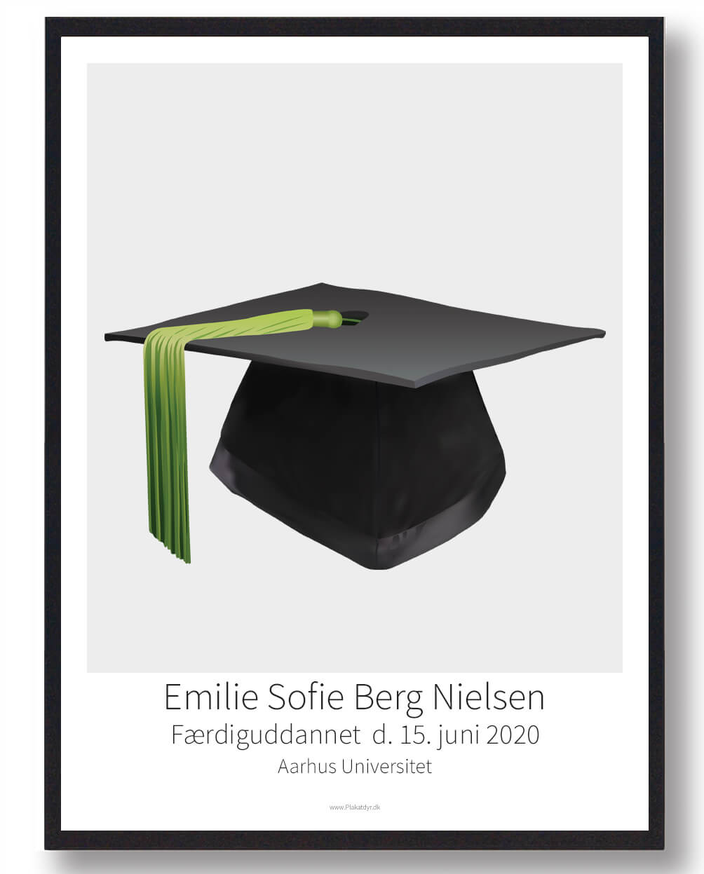 Æble Kandidathue Plakat æble Størrelse: 50x70cm - Plakatdyr Plakater