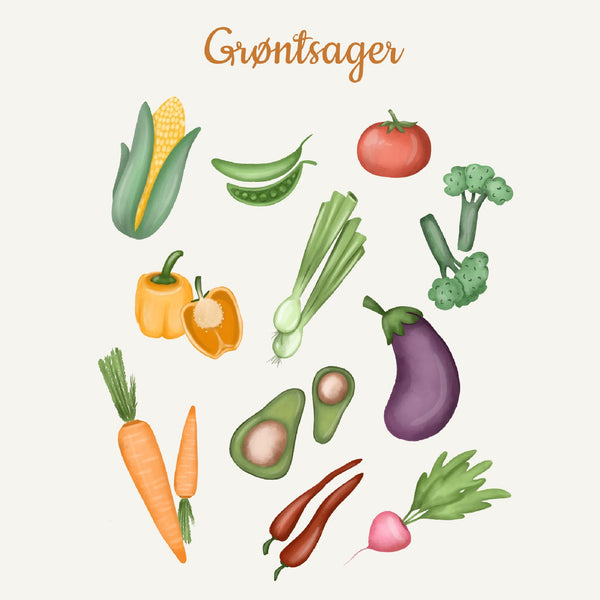 Grøn Lille Plakat Tsager Plakat - Lille Plakat Plakater