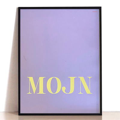 Mojn Med Lavendel & Guld - Mutmut Plakater