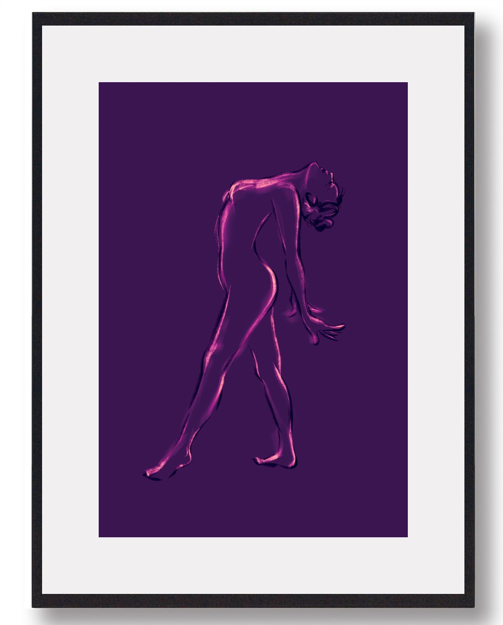 Lilla Croquis Plakat Størrelse: 30x40cm - Plakatdyr Plakater