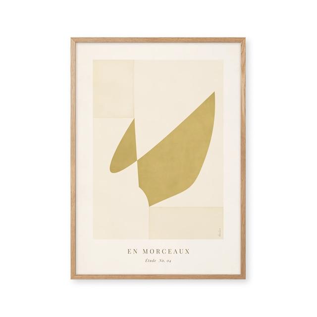 Beige, Sort Pelton Morceaux 70x100 Plakat - Peléton Plakater