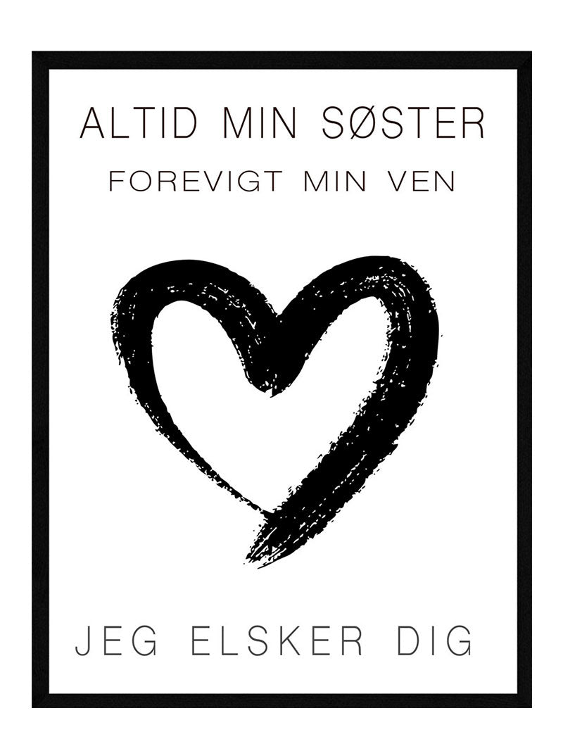 Søster Min Fortrolige Plakat - Postersbyus Plakater