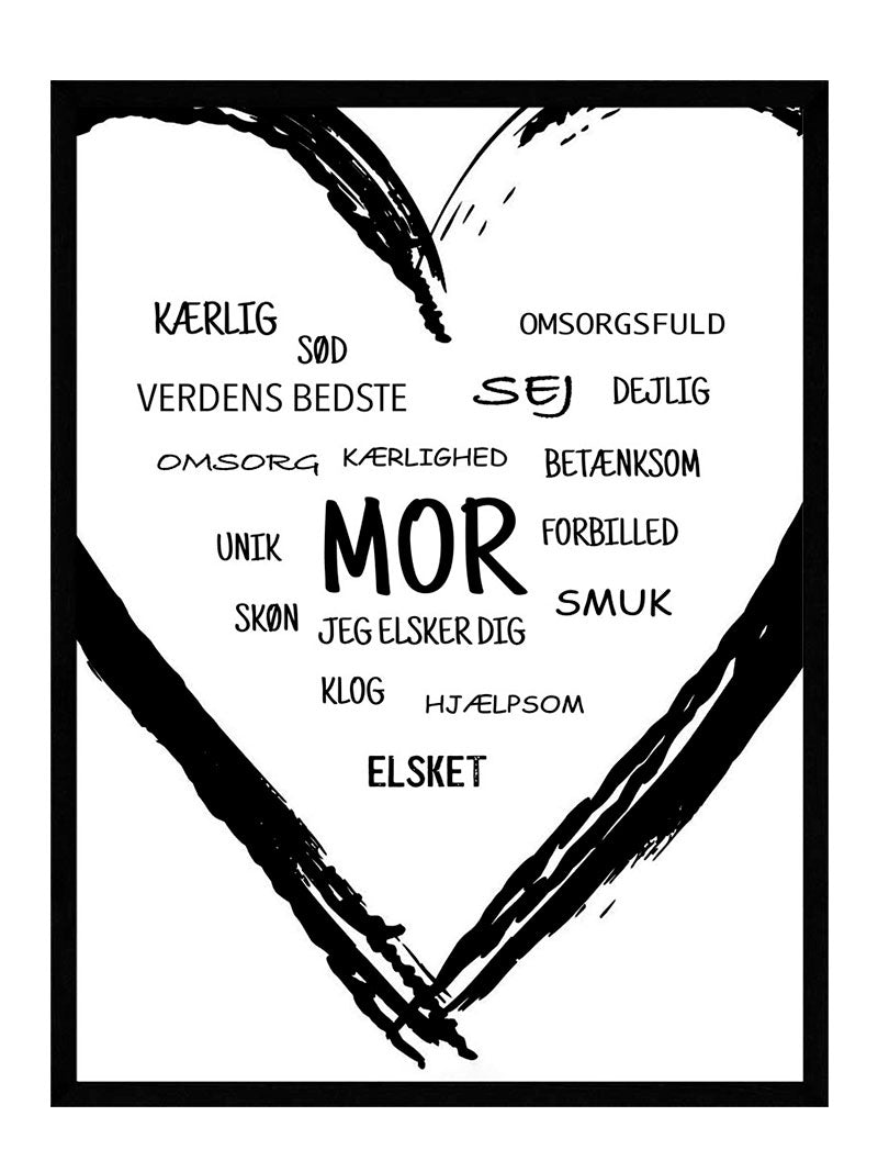Mor Hjerte Plakat - Busk Plakater