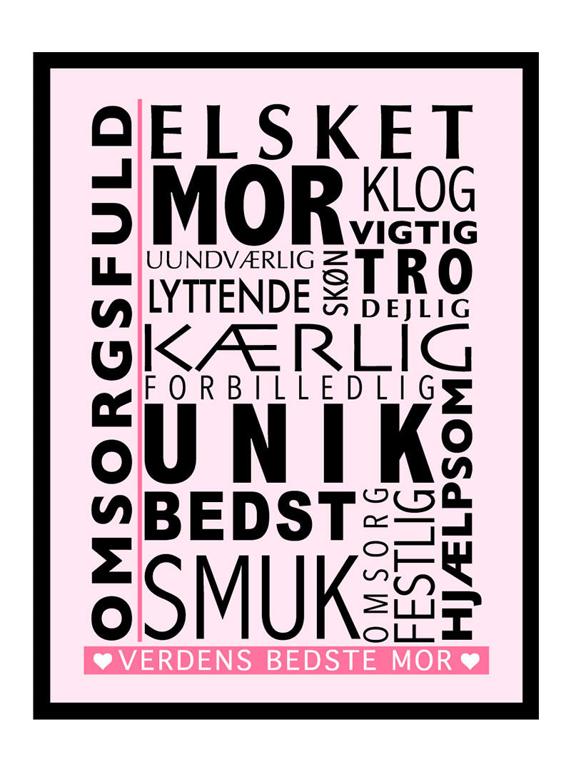 Mor Citat Plakat - Egly Design Plakater
