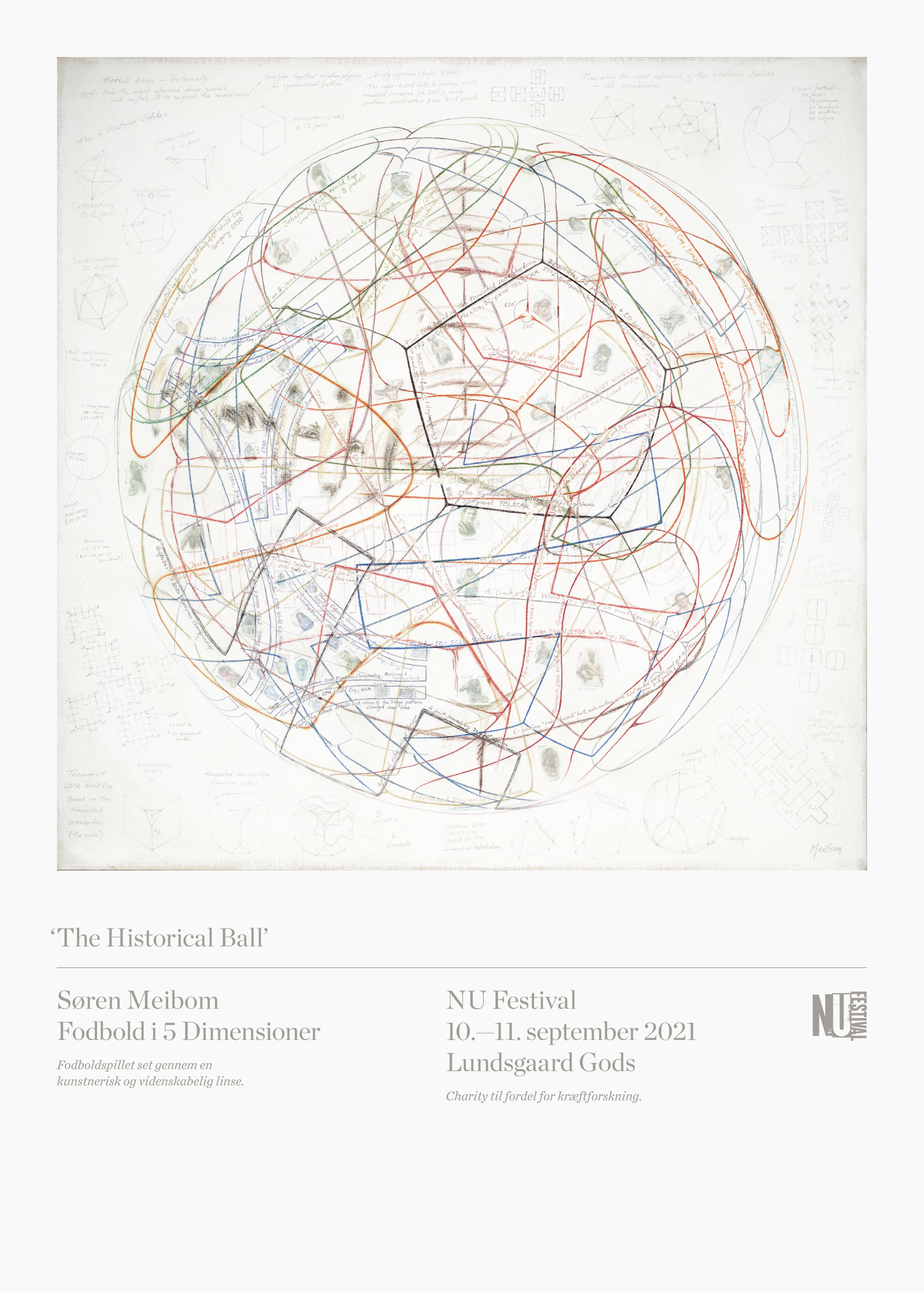 The Historical Ball Festival Poster Ren Meibom - S?ren Meibom Plakater