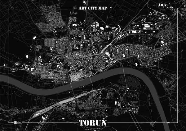 Art Map Decorative Poster Torun - Art Map Plakater  - 9788365748287