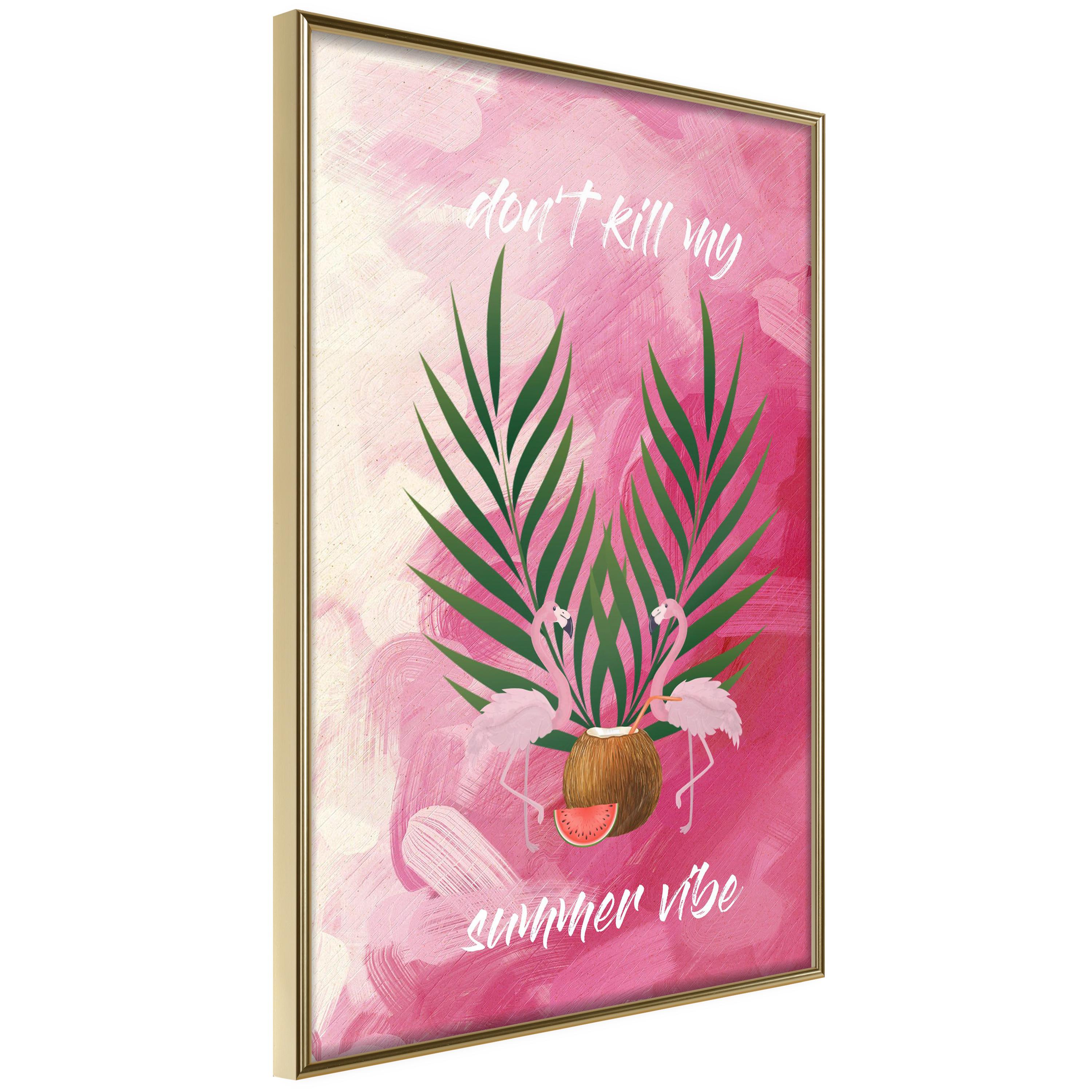 Plakat Don Kill Summer Vibe Guldramme - Plakater  - 5904419701631