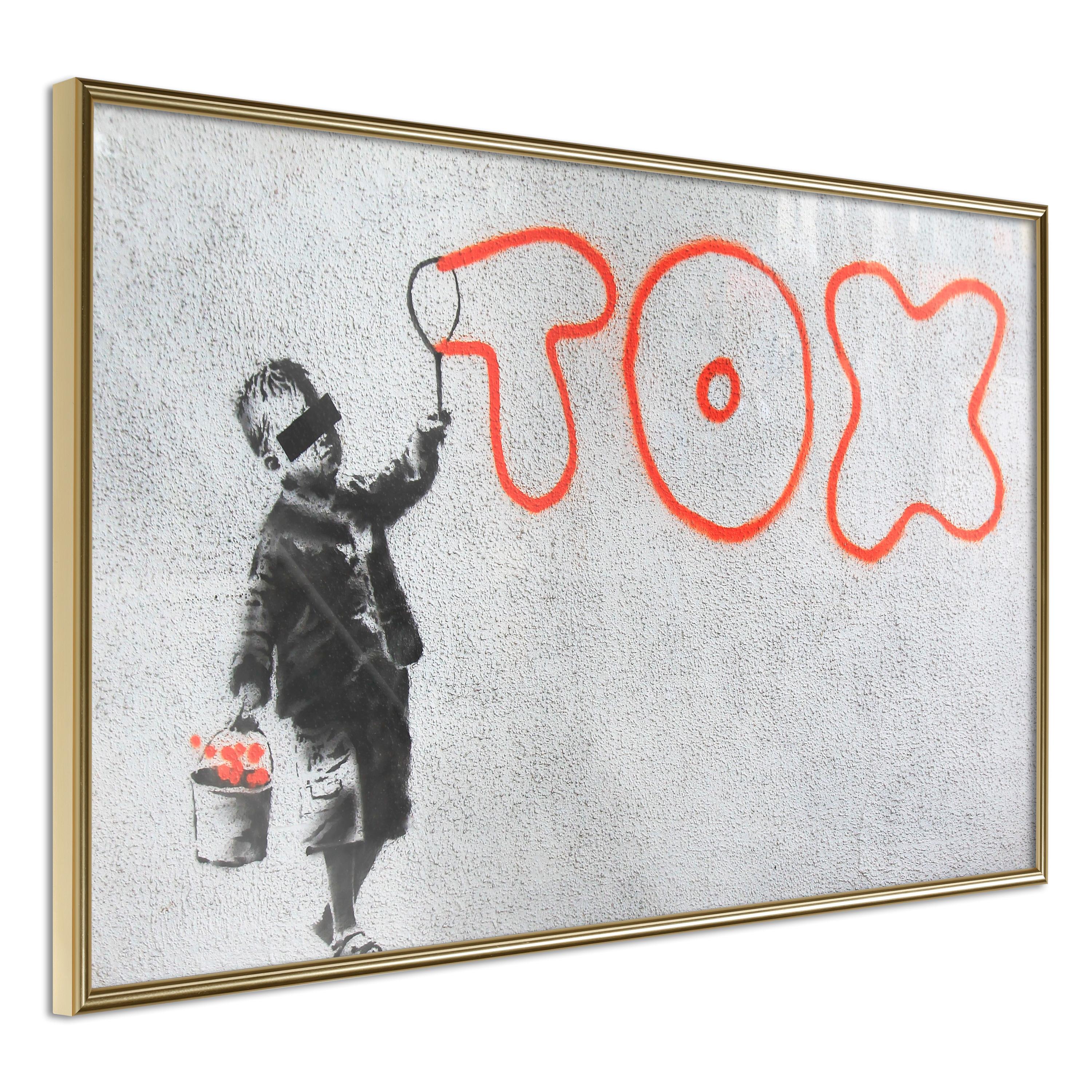 Plakat Toxic Guldramme - Plakater  - 5901493670723