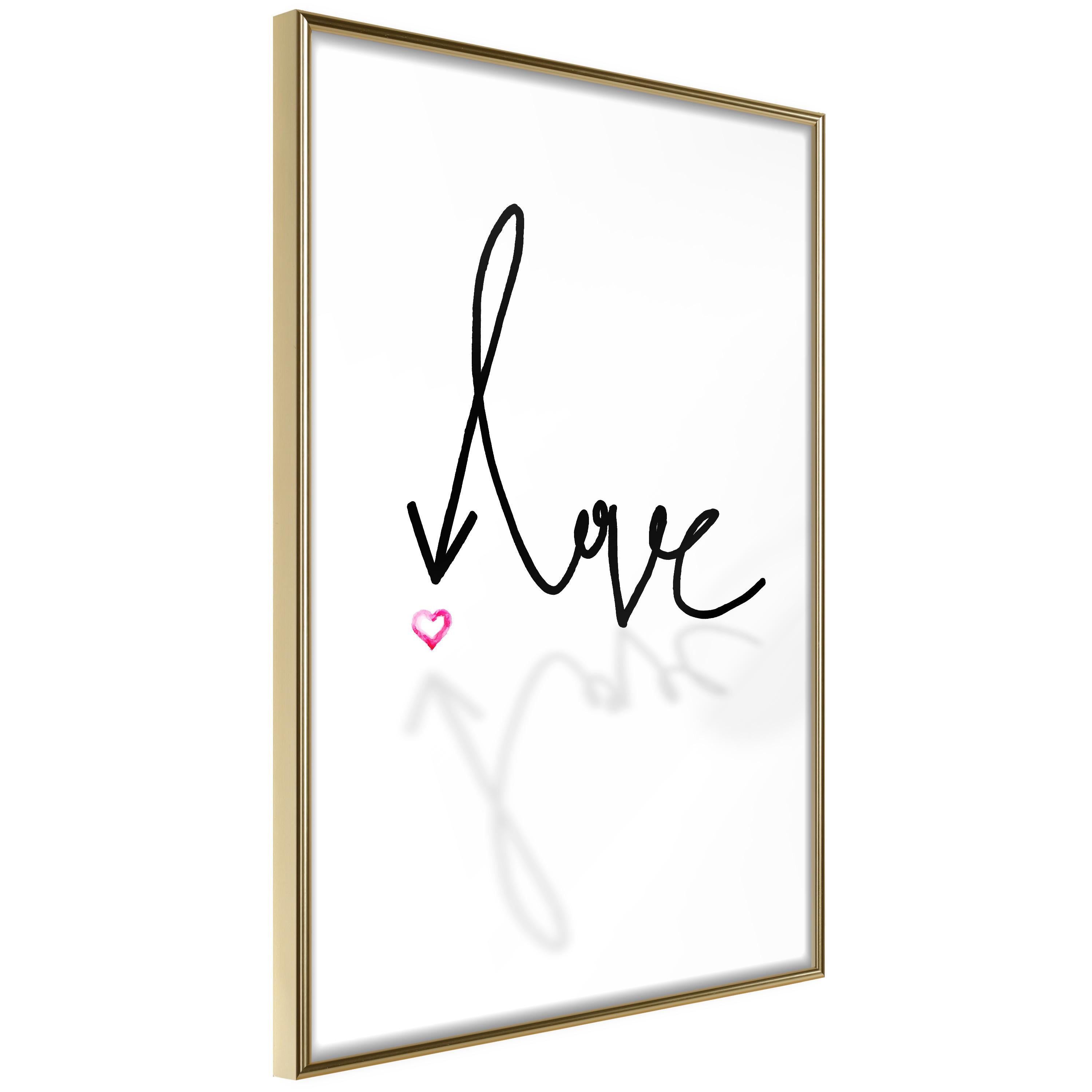 Plakat This Love Guldramme - Plakater  - 5904419748438