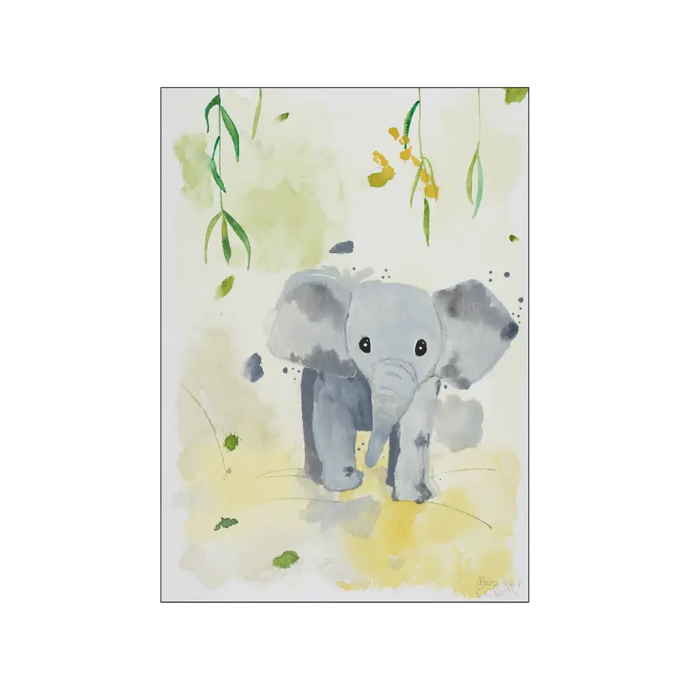 Plakat Baby Elefant 50x70 - Plakater  - 5713713522824