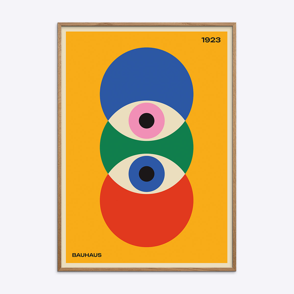 Bauhaus Plakat Gul 001 21x30 - Poster Society Plakater