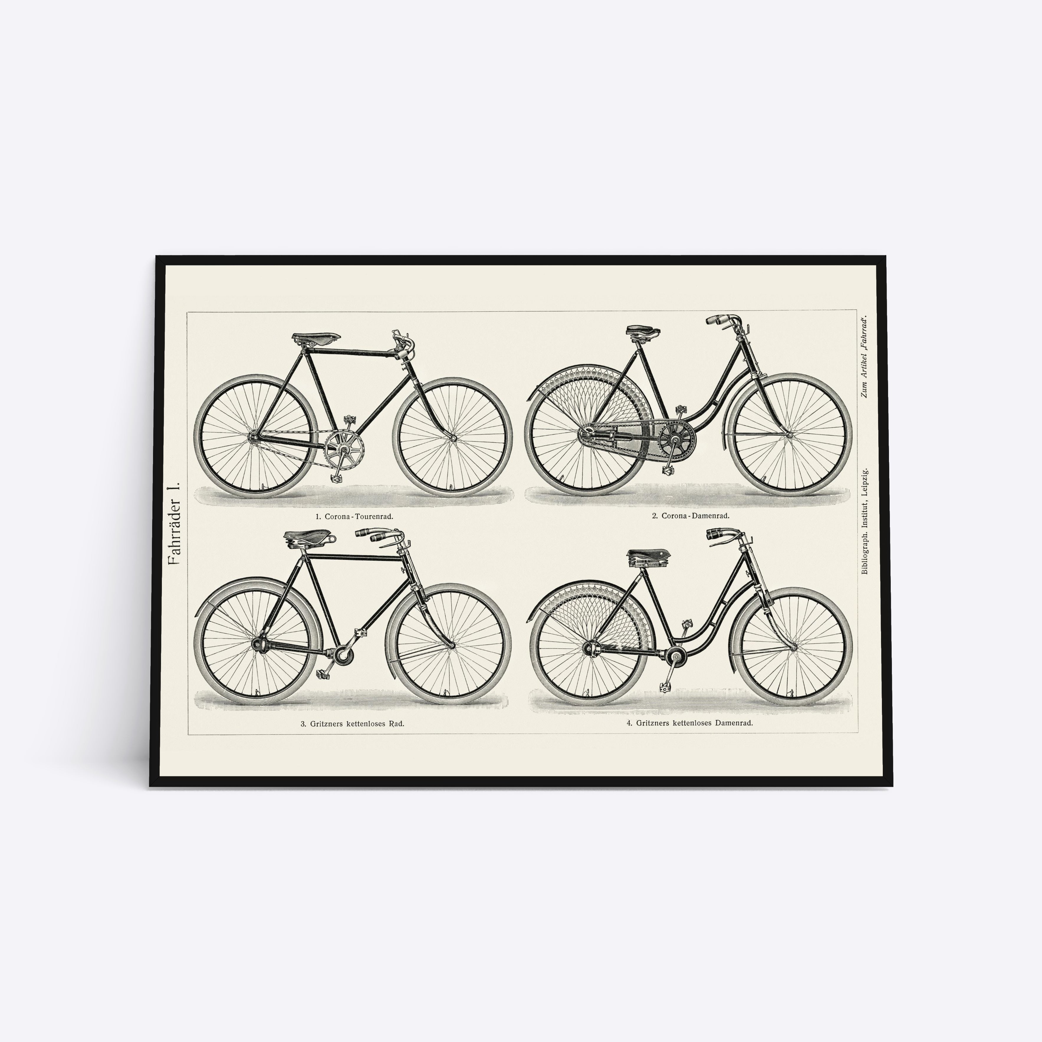Bicycles 21x30 - Poster Society Plakater